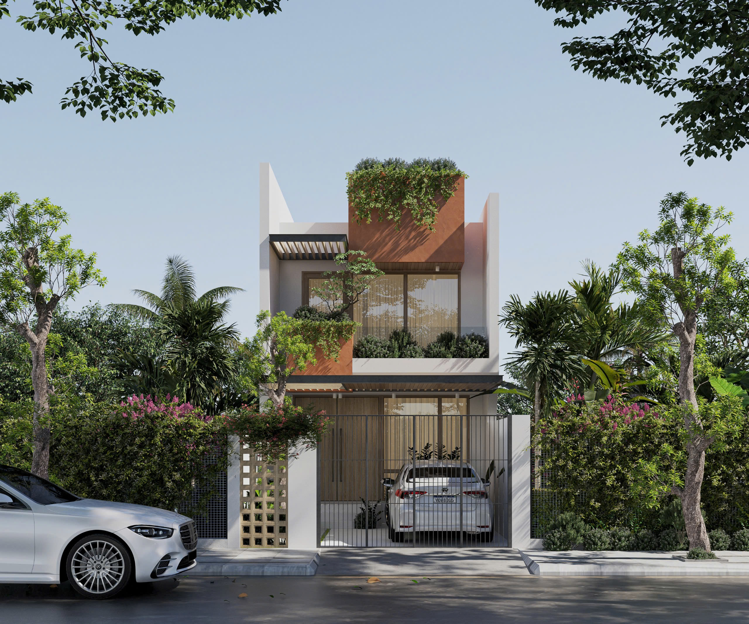 Thiết kế nhà phố hiện đại
