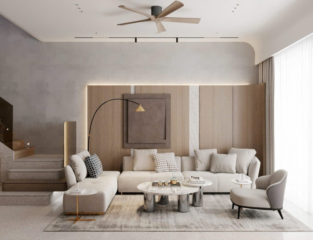 Thiết kế nhà phố trọn gói hiện đại 