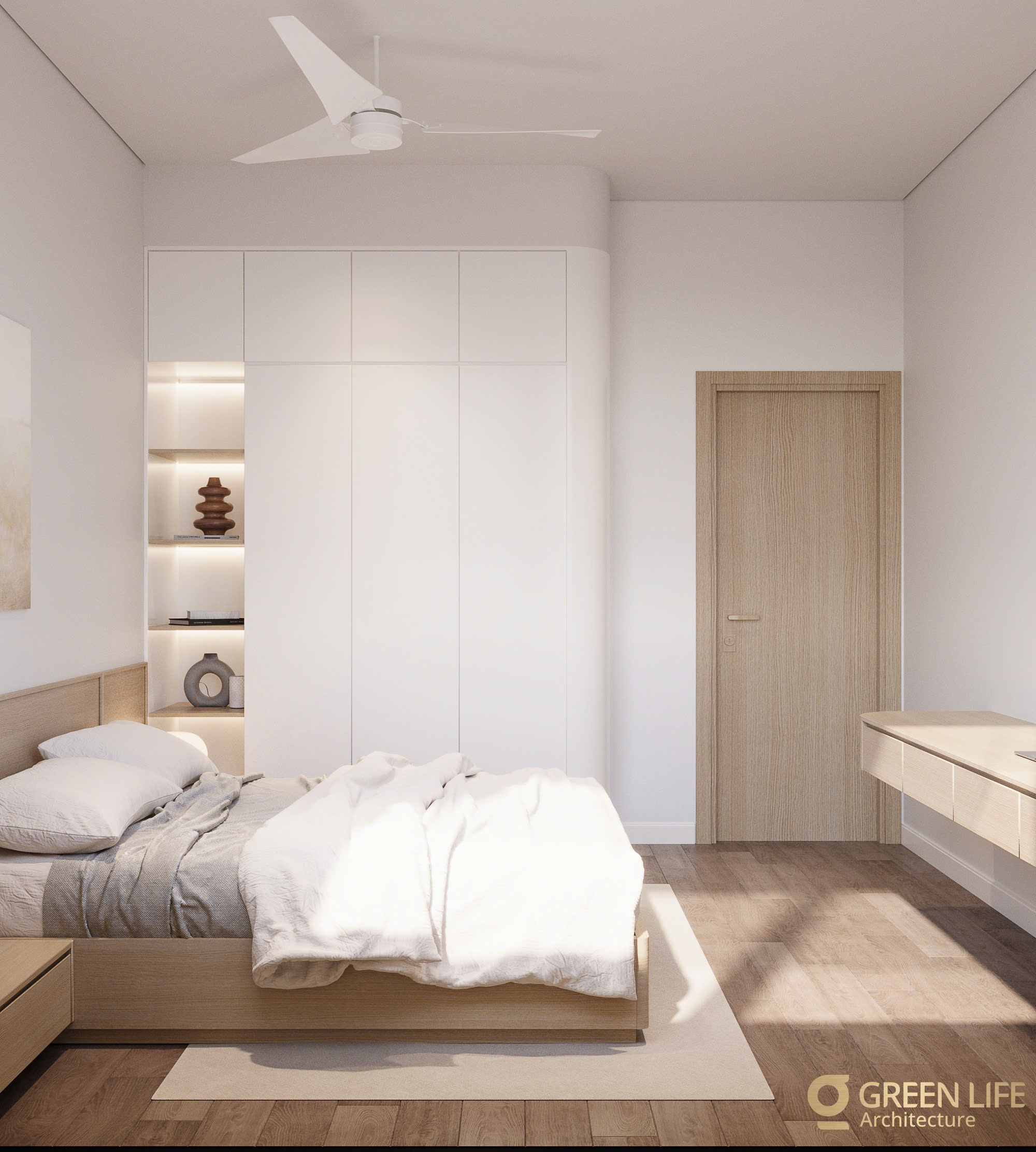 Nội thất gọn gàng, đa năng – phù hợp cho không gian nhà phố phong cách hiện đại.