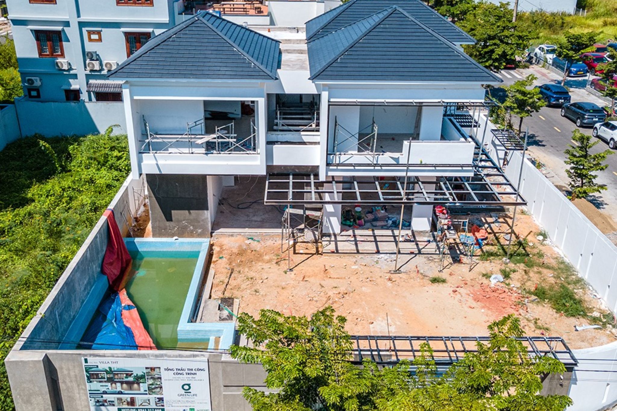 khoảng lùi xây dựung
